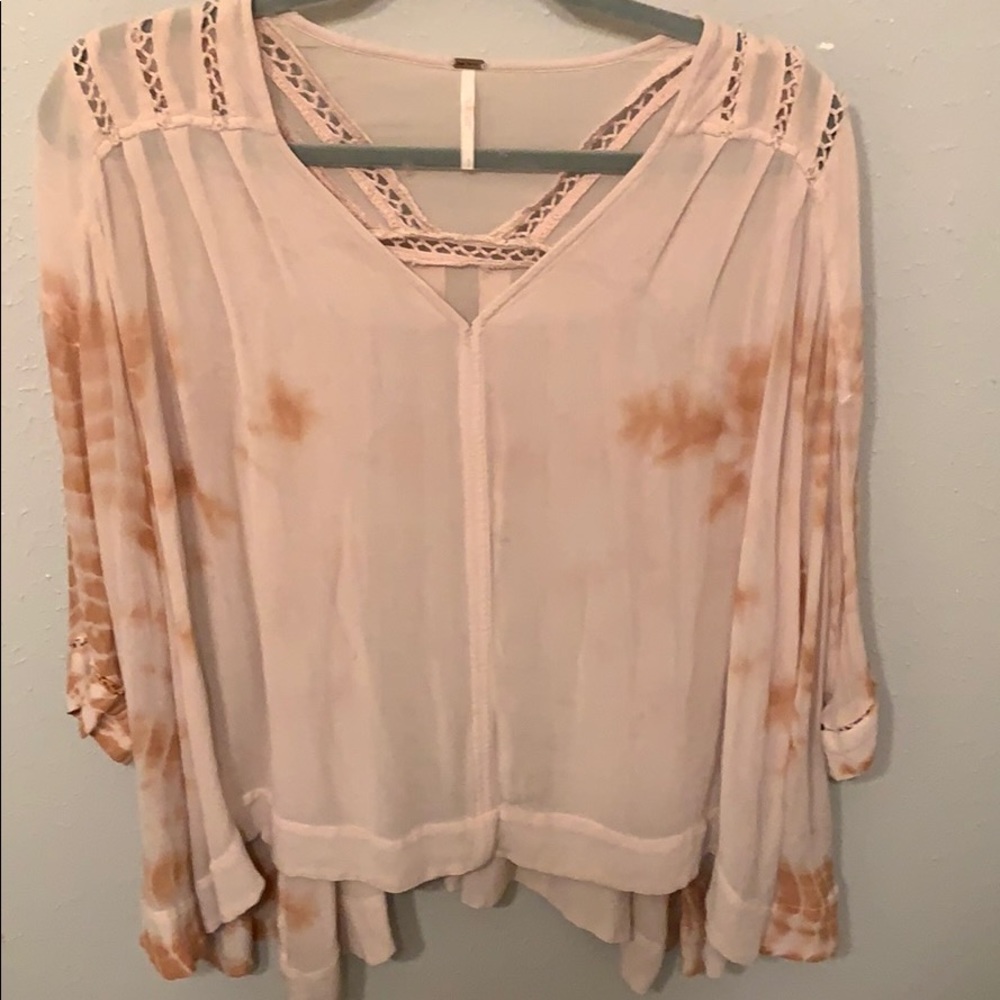 Free People dolman tie dye top